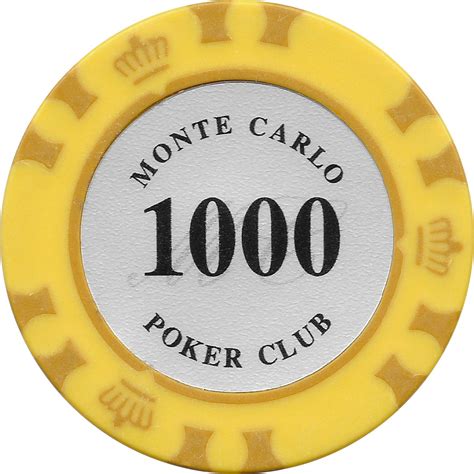 monte carlo poker chips 1000.